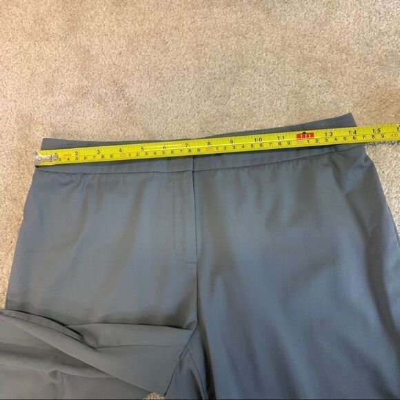 Lafayette 148 New York NWOT Gray Barrow straight Leg trousers Sz 4 - Picture 10 of 14